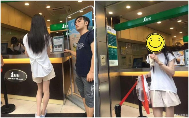 Cú lừa đến từ 'cô gái' đứng xếp hàng mua trà sữa: Phía sau mỹ nữ, phía trước hết hồn! Ảnh 2