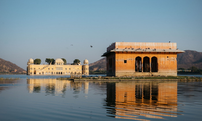 Jal Mahal (Cung điện Nước) ở Jaipur, Ấn Độ.