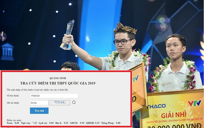 Lộ bảng điểm thi THPT Quốc gia cao 'không lệch môn nào' của Quán quân Đường lên đỉnh Olympia 2018 Ảnh 2