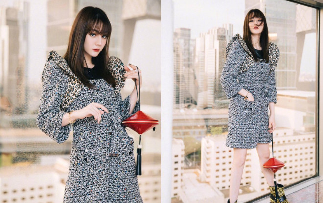 Địch Lệ Nhiệt Ba khoác trên mình set đồ hiệu sang chảnh mà vẫn bị chê là quê mùa Ảnh 2