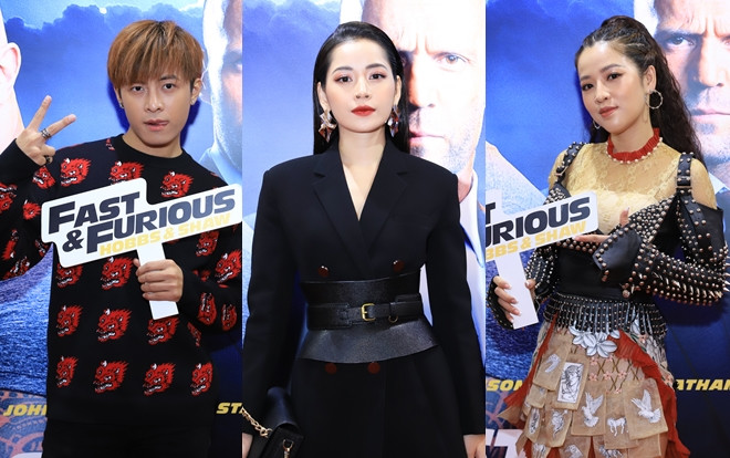 Chi Pu xuất hiện cực ngầu, cùng Puka, Gin Tuấn Kiệt đọ dáng trên thảm đỏ 'Fast & Furious: Hobbs & Shaw' Ảnh 2