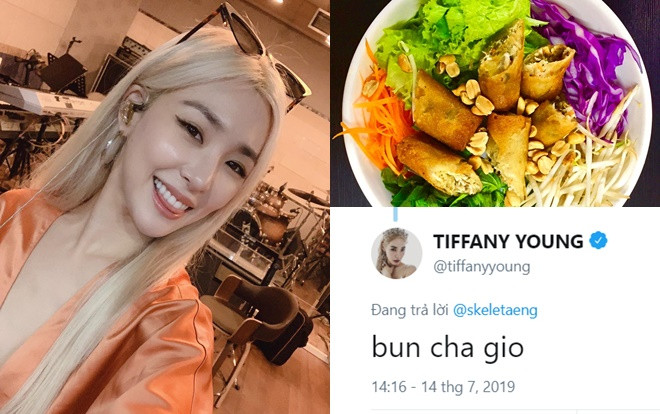 Tiffany (SNSD) chọn 'Bún chả giò' là món ăn Việt Nam yêu thích của mình, dân tình phản ứng ra sao? Ảnh 2