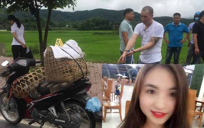 Cận mặt nghi phạm Lường Văn Hùng tại buổi thực nghiệm hiện trường vụ sát hại cô gái giao gà chiều 30 Tết Ảnh 2