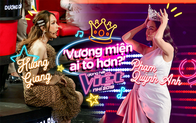 Hương Giang ngỡ ngàng nhìn Phạm Quỳnh Anh 'đặt hàng' vương miện siêu to 'dụ dỗ' thí sinh Giọng hát Việt nhí 2019 Ảnh 2