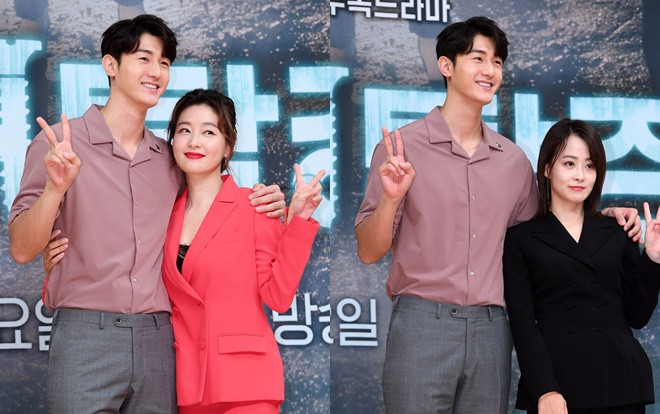 Họp báo 'Doctor Detective': Lee Ki Woo xuất hiện sau khi chia tay Lee Chung Ah, rạng rỡ khoác vai Park Jin Hee Ảnh 2