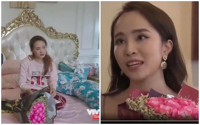 'Quỳ lạy' trước sự tinh mắt của khán giả Về Nhà Đi Con: Soi được bó hoa Vũ tặng Nhã y hệt bó mà Nhã từng gửi tặng Thư! Ảnh 2