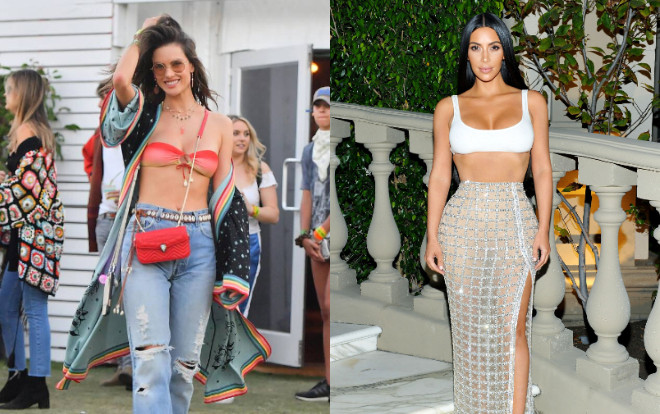 Dàn mỹ nhân Hollywood 'rực lửa' trong phong cách mặc áo ngực hở vòng một sành điệu ra phố Ảnh 2