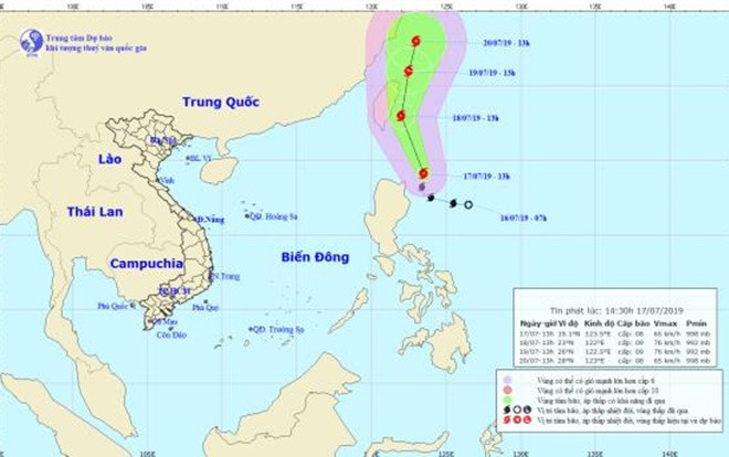Bão Danas mạnh thêm, khả năng bão chồng bão trên biển Đông Ảnh 2