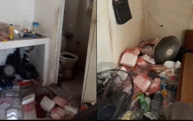 Phòng trọ của 2 nam sinh ĐH Sư phạm bẩn kinh hoàng khiến nhiều người hốt hoảng: rác ngập lối đi, tường ố vàng… Ảnh 2