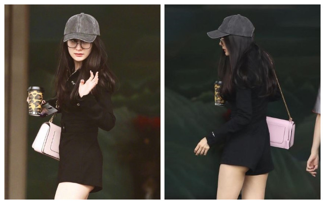 Diện jumpsuit 'hớ hênh' Dương Mịch xém lộ cả vòng 3 trước ống kính thợ săn ảnh Ảnh 2