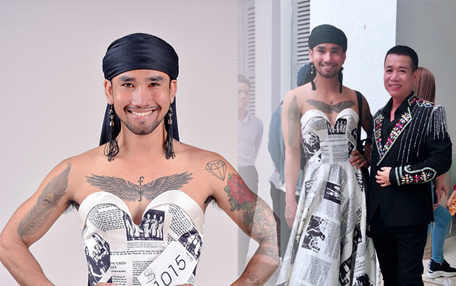 Bản sao 'thánh catwalk' Sinon Loresca gây xôn xao tại Siêu mẫu Việt Nam 2019 Ảnh 2