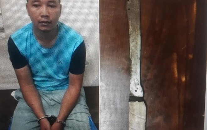 Bắt thanh niên mang dao xông vào cửa hàng Viettel cướp 100 triệu đồng Ảnh 2