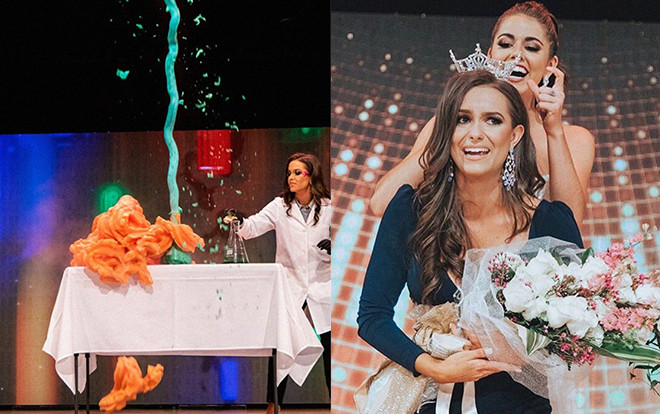 Trong khi chúng ta coi Hóa học là 'hung thần', một cô gái đã giành vương miện Hoa khôi nhờ môn học này Ảnh 2