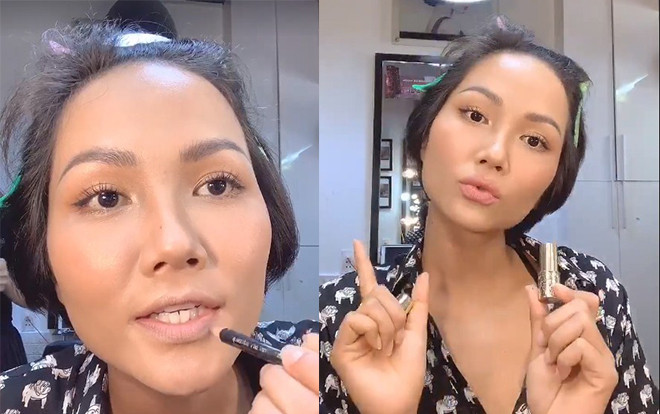 Chẳng phải ai khác, H'Hen Niê chính là chuyên gia trang điểm thực thụ khiến dân tình trầm trồ Ảnh 2