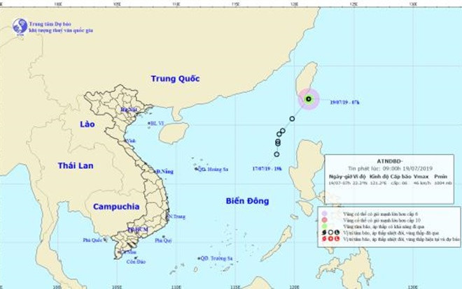 Áp thấp nhiệt đới đi ra ngoài biển Đông, suy yếu và giảm dần Ảnh 2
