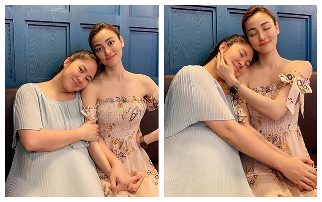 'Mẹ bầu' Lê Phương vẫn tươi tắn và xinh đẹp dù phát tướng trong giai đoạn cuối thai kỳ Ảnh 2