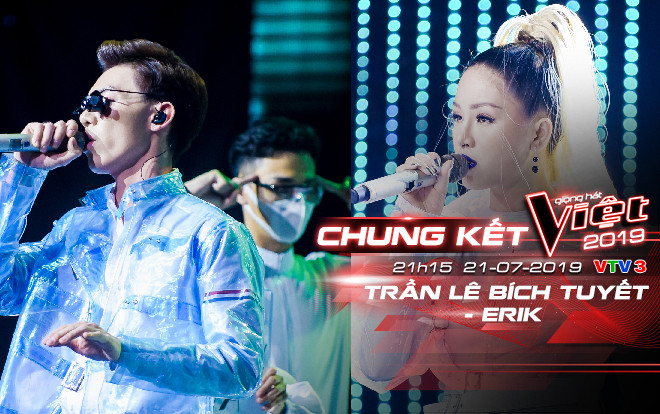Chung kết - The Voice 2019: Bích Tuyết hóa robot 'đánh ghen' ERIK khiến sân khấu bùng nổ Ảnh 2