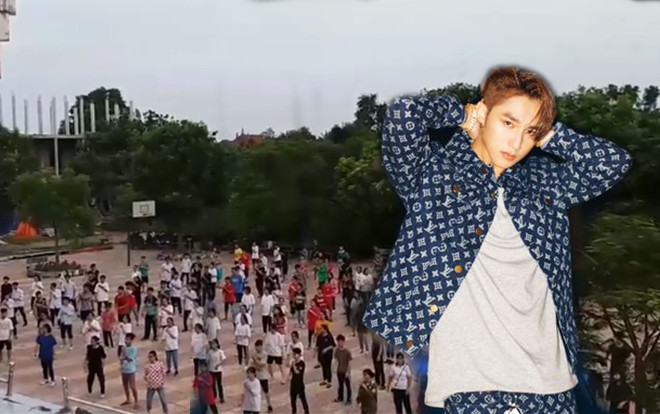 Clip: Trường THPT chọn 'siêu phẩm' Hãy trao cho anh của Sơn Tùng làm nhạc nền cho tiết… thể dục Ảnh 2