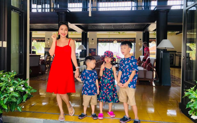 Hội bỉm sữa 'thả tim' cho Ốc Thanh Vân khi đi du lịch mà vắng chồng, ăn uống không yên với cả đàn con Ảnh 2