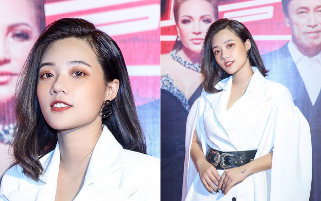 Diện vest cá tính của Nguyễn Tiến Truyển, MC Fanny khoe vẻ thời thượng trên thảm đỏ The Voice Ảnh 2