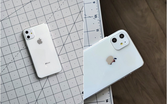 iPhone 11R đẹp xuất sắc với cụm camera nổi bật cùng màu trắng tinh khôi Ảnh 2