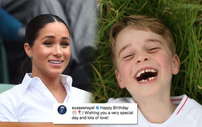 Megan bị dân mạng 'ném đá' thậm tệ chỉ vì gửi lời chúc mừng sinh nhật này tới Hoàng tử George Ảnh 2