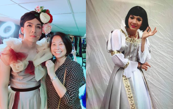 Kelvin Khánh mặc váy giả gái cực đỉnh, mẹ vợ thích thú trao ngay danh hiệu cực cool ngầu Ảnh 2