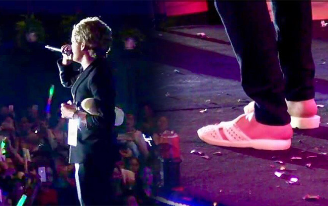 Khoảnh khắc fan share rần rần: Jack và K-ICM chẳng ngại xấu, đi dép tổ ong biểu diễn vì… 'Là quà fan tặng mà!' Ảnh 2