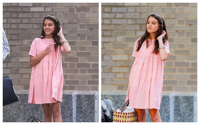 Mới ngày nào còn bé xíu, Suri Cruise giờ đây đã lớn phổng phao và ra dáng thiếu nữ thấy rõ Ảnh 2