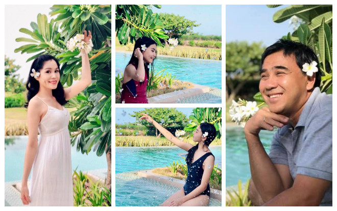 Ai như khéo nịnh vợ như Quyền Linh, tự tổ chức thi hoa hậu cho cả nhà, ngầm khoe vợ đẹp con xinh Ảnh 2