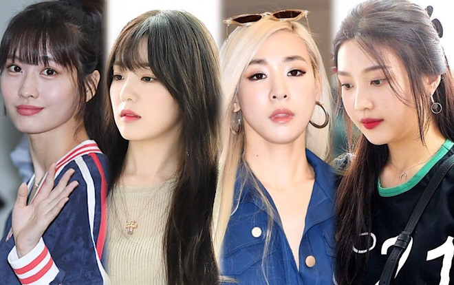 Irene tựa nữ thần, Tiffany (SNSD) áp đảo thần thái của Red Velvet và TWICE tại sân bay Ảnh 2