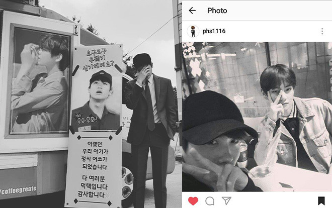 Bằng chứng cho thấy tình bạn của Park Hyung Sik và V (BTS) vẫn rất tuyệt vời sau phim 'Hwarang' Ảnh 2