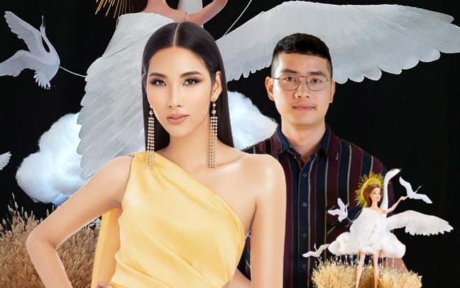 Chủ nhân thiết kế ‘Cò' thêm đèn LED 'kéo mây tạo mưa', giúp Hoàng Thùy khoe trọn chân dài Ảnh 2