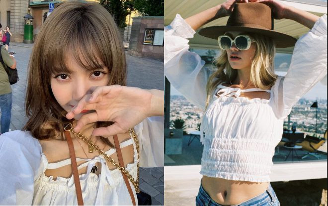 Đẳng cấp fashion icon thứ thiệt, chiếc áo Lisa mặc đi dạo ngay lập tức sold out trong 1 ngày Ảnh 2