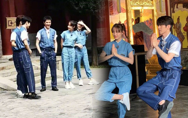 Phùng Thiệu Phong, Địch Lệ Nhiệt Ba, Thái Từ Khôn xuất hiện trong loạt ảnh hậu trường 'Gặp gỡ thiên đàn' Ảnh 2