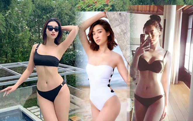 Ảnh đồ bơi gợi cảm chỉ đếm trên đầu ngón tay nhưng mỗi lần khoe là một lần Đỗ Mỹ Linh 'gây bão' Ảnh 2