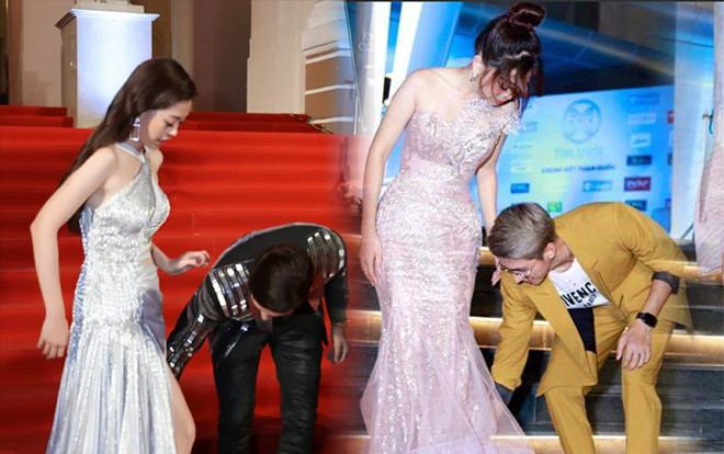 Chật vật vì váy dài tha thướt, 'mợ' Phương Nga chẳng hề lo vì luôn được 'cậu' Bình An cưng chiều như thế này Ảnh 2