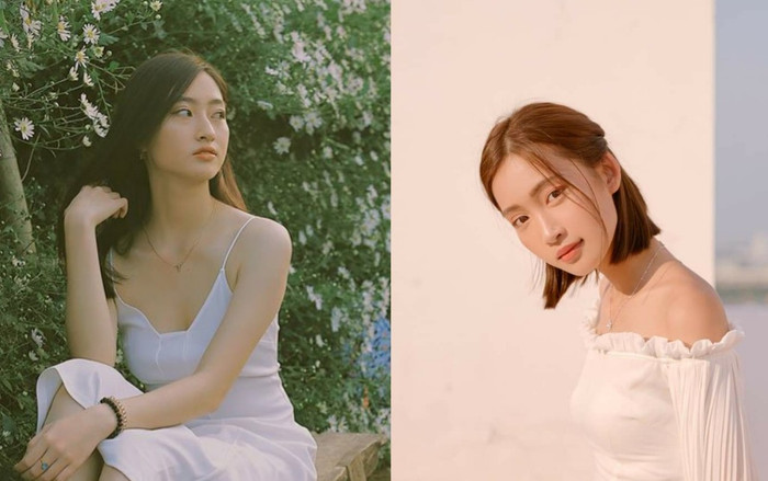 'Nàng thơ' Juky San và tân hoa hậu Lương Thùy Linh cùng bị ví là 'phiên bản Đỗ Mỹ Linh' nhưng soi kĩ thì khác biệt hẳn Ảnh 2