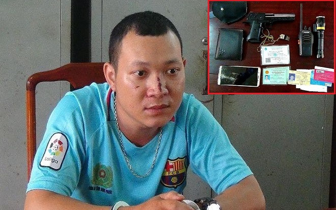 Nam thanh niên giả CSGT hù dọa rồi lấy tiền người dân để tiêu xài Ảnh 2