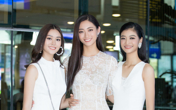 Cất vương miện 3 tỷ, hoa hậu Lương Thùy Linh và Tường San - Kiểu Loan vẫn xinh đẹp tinh khôi Ảnh 2