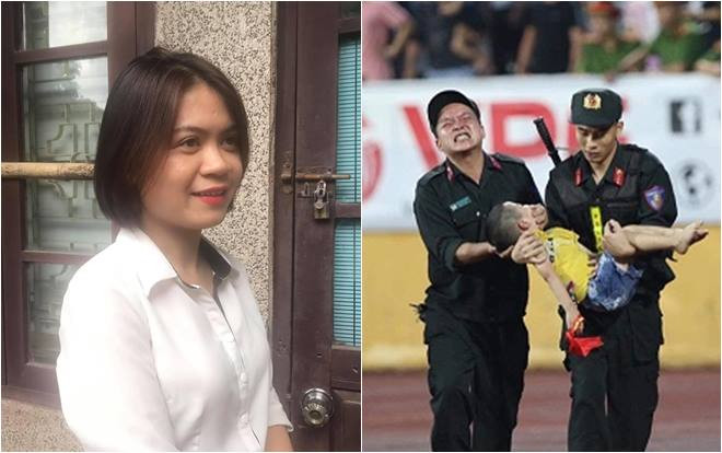 Mẹ bé trai bị co giật trên sân Thiên Trường: 'Sự việc quá bất ngờ, may có cảnh sát giúp đỡ con tôi qua cơn nguy hiểm' Ảnh 2