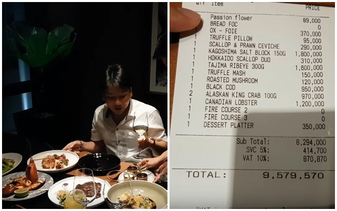 Ăn mừng nút vàng phong cách nhiều tiền của Khoa Pug: Gọi ‘sương sương’ các món mắc nhất thế giới không cần nhìn giá Ảnh 2