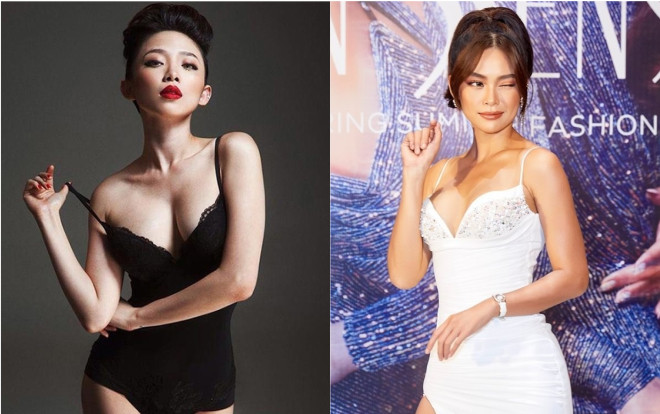 Vòng 1 thiên biến vạn hóa, Mâu Thủy - Hoàng Thùy liên tục vướng phải nghi án thẩm mỹ Ảnh 2