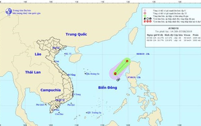 Áp thấp nhiệt đới gây gió giật cấp 8 trên biển Đông Ảnh 2