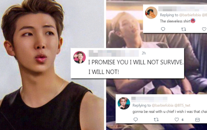 RM lại khoe cánh tay cơ bắp khiến fan phát sốt Ảnh 2