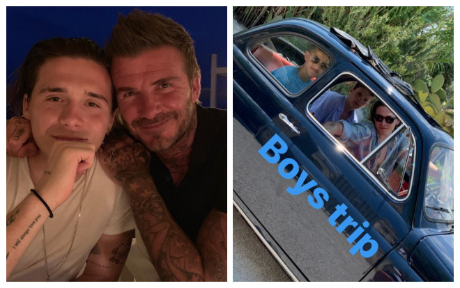 Sau bao tin đồn bất hòa cuối cùng mối quan hệ của David Beckham và con trai cả Brooklyn đã yên ấm trở lại Ảnh 2