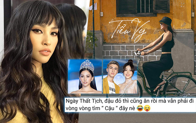 Ngày càng đẹp, Tiểu Vy vẫn ăn đậu đỏ lễ Thất Tịch cầu tình duyên như Phương Nga - Bình An Ảnh 2
