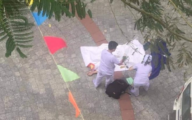 Nam sinh đại học HUTECH rơi từ trên lầu cao xuống đất tử vong tại chỗ Ảnh 2