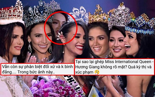 Fan Việt phẫn nộ vì Hương Giang bị che mặt lấp ló khi Missosology đăng ảnh 7 hoa hậu 2018 Ảnh 2