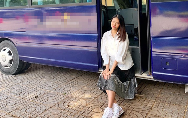 'Thánh lầy' đáng yêu như Lan Khuê, bầu tháng thứ 6 vẫn tự nhận mình là học sinh xinh đẹp Ảnh 2